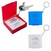 Ver Estuche-Llavero Con Pads De Alcohol Estuche-Llavero Con Pads De Alcohol