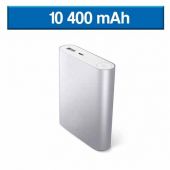 Ver Power Bank De 10,400 Mah Con Cable Usb Android Color Plata Power Bank De 10,400 Mah Con Cable Usb Android Color Plata